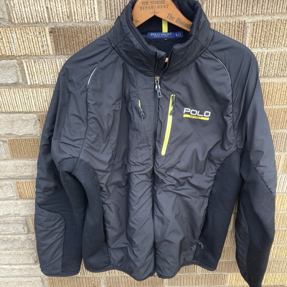Polo Sport Ralph Lauren Cycling Jacket Mens Large Zip Windbreaker